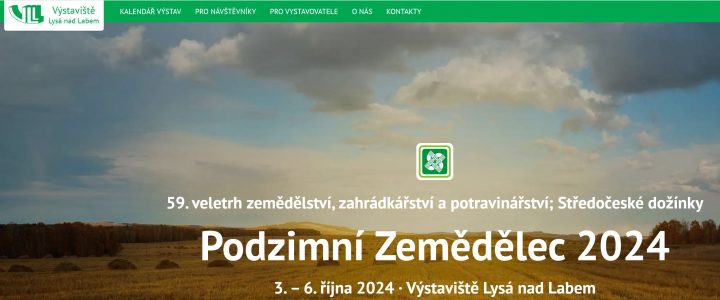 3.-6.10.2024 Podzimní Zemědělec – výstava SOU z.s. Lysá nad Labem